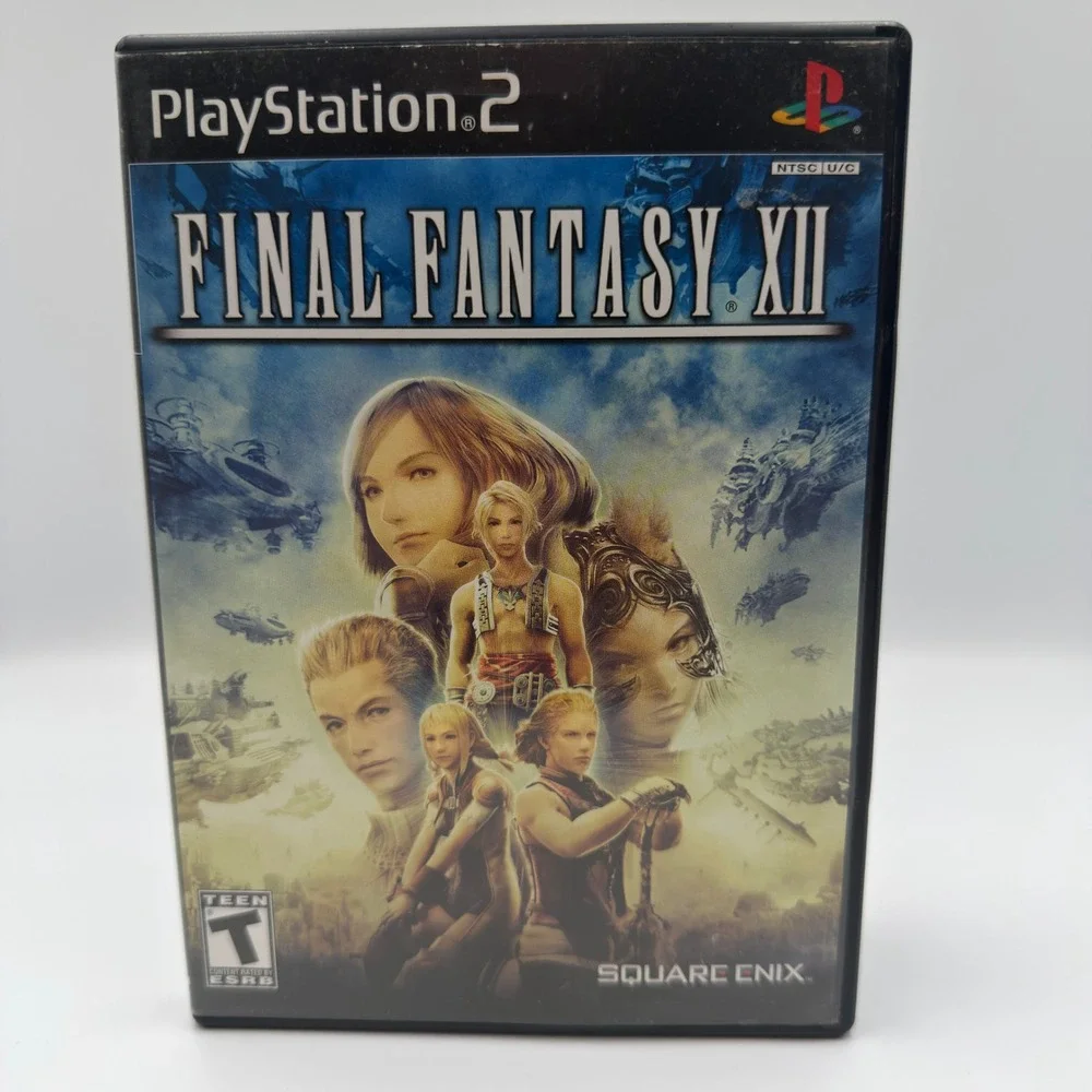 Final Fantasy XII PlayStation 2 PS2 Square Enix 2006 SLUS-20963 Black Case CIB